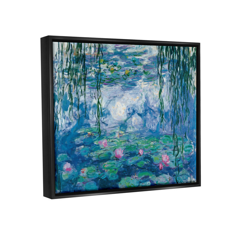 Stupell Industries Classic Water Lilies Painting Monet Pond